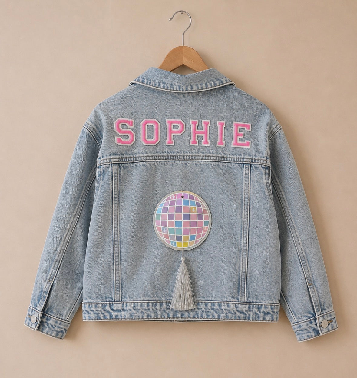 Personalised denim jacket